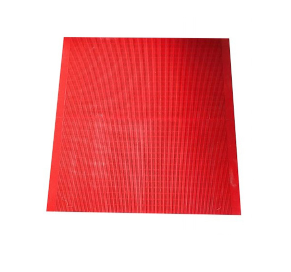Continuous slotted polyurethane screen plate