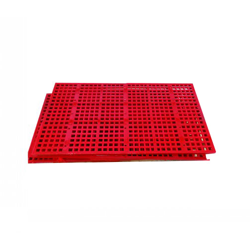 Continuous slotted polyurethane screen plate