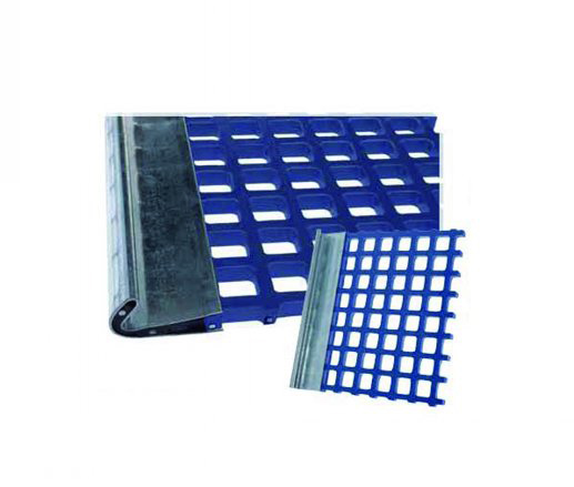 Discontinuous screen slot polyurethane screen plate